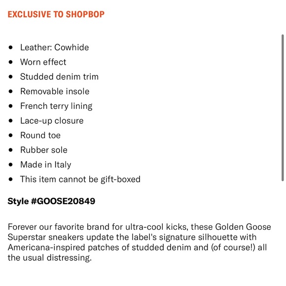 GGDB Golden Goose Superstars 38 Sneakers Red White Blue - Picture 3 of 12